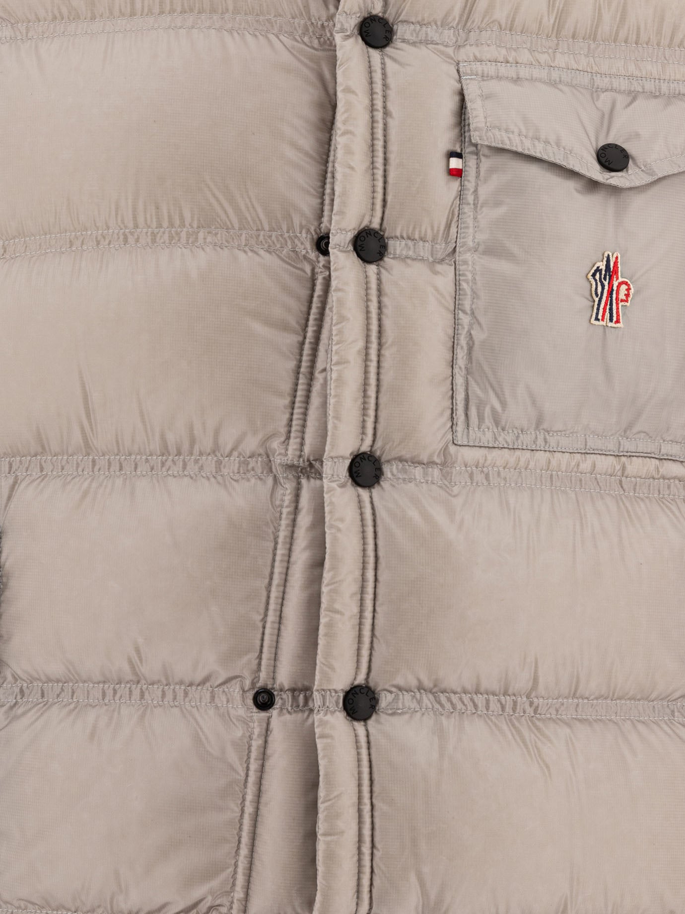 Moncler Grenoble Gilet imbottito &quot;Nantu&quot; 14385211_2 Silver thumbnail_3