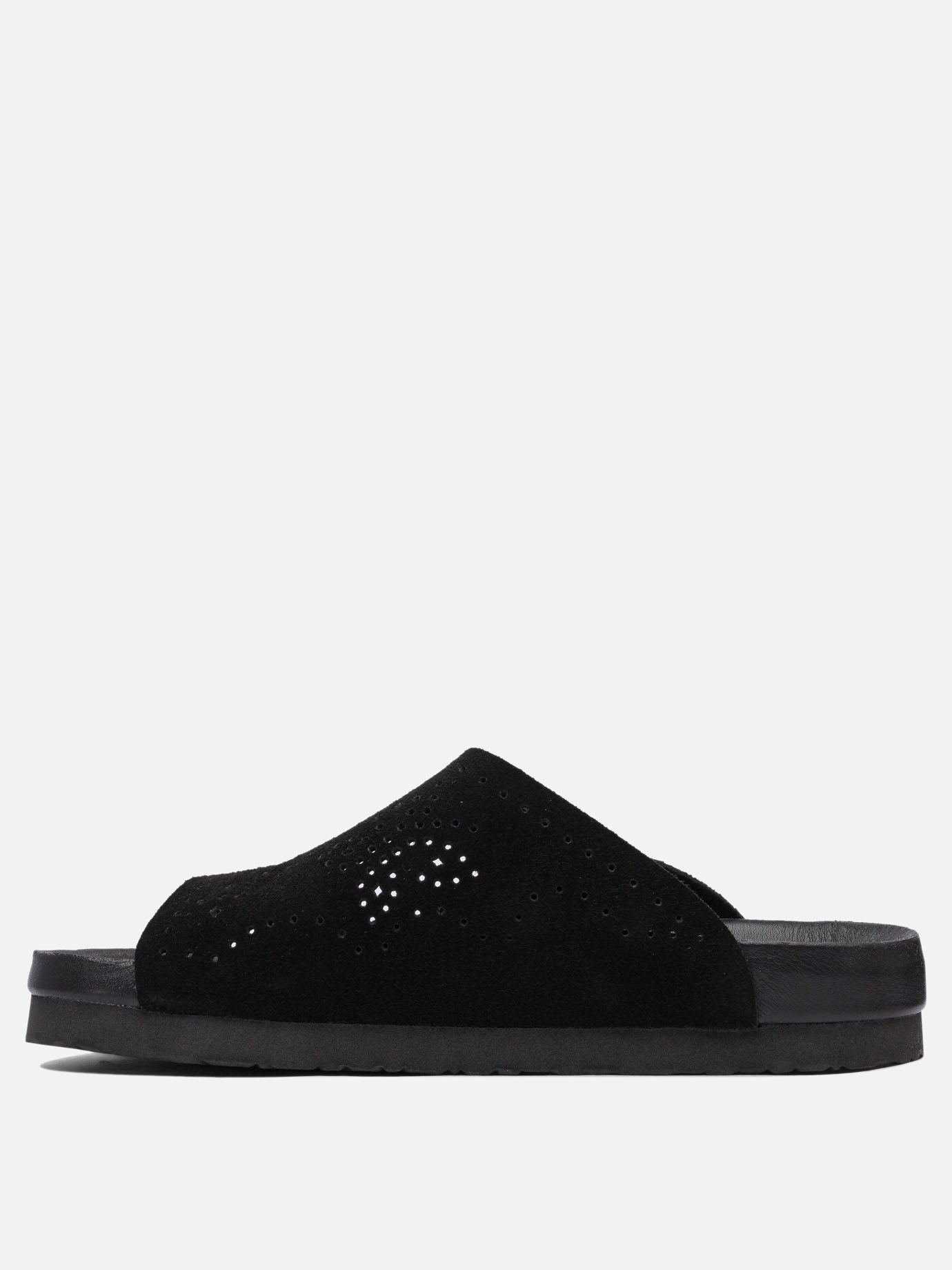 Slides 100% leather - 100% rubber  Nero - Needles Uomo | PDP | VIETTI Online Store | thumbnail_3