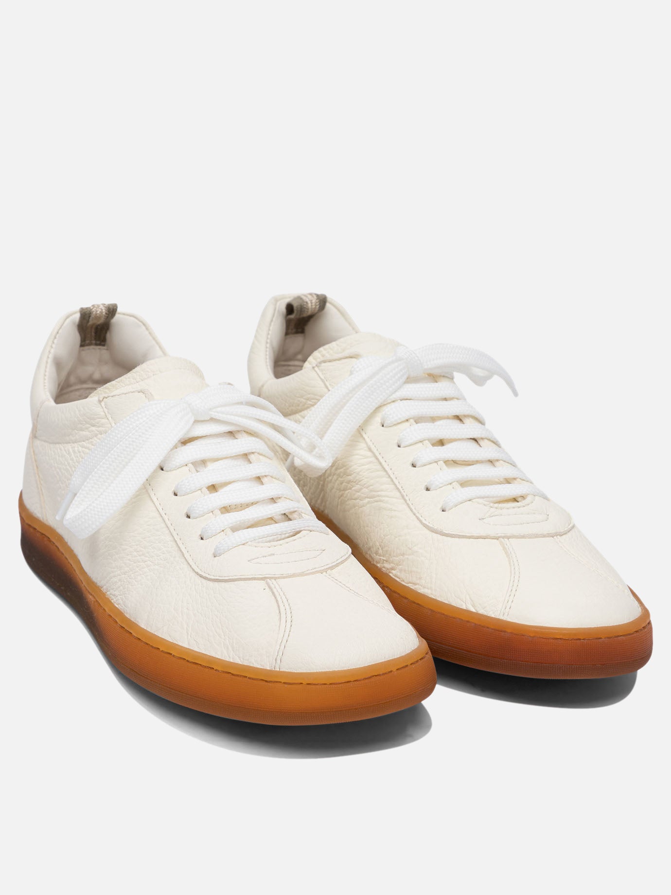 Sneaker basse 100% deer leather - 100% rubber  Bianco - Officine Creative Uomo | PDP | VIETTI Online Store | thumbnail_2