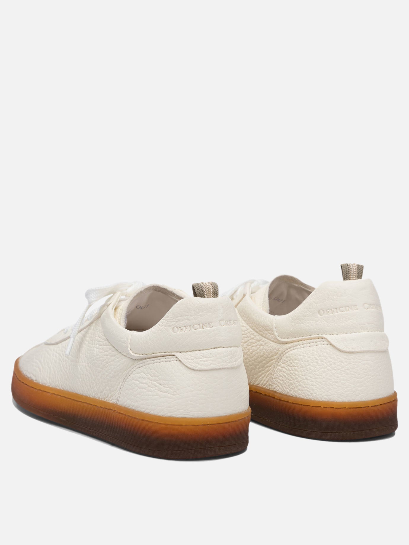 Sneaker basse 100% deer leather - 100% rubber  Bianco - Officine Creative Uomo | PDP | VIETTI Online Store | thumbnail_4