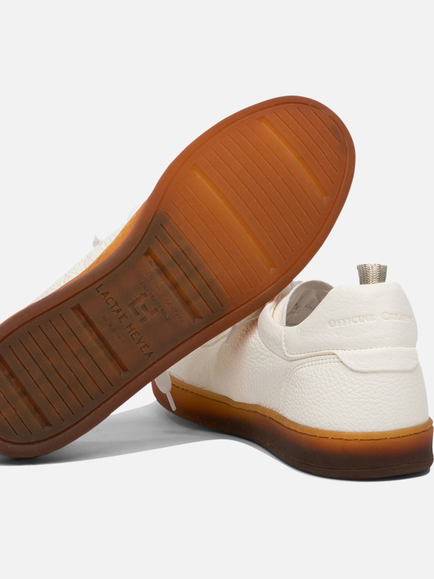 Sneaker basse 100% deer leather - 100% rubber  Bianco - Officine Creative Uomo | PDP | VIETTI Online Store | thumbnail_5