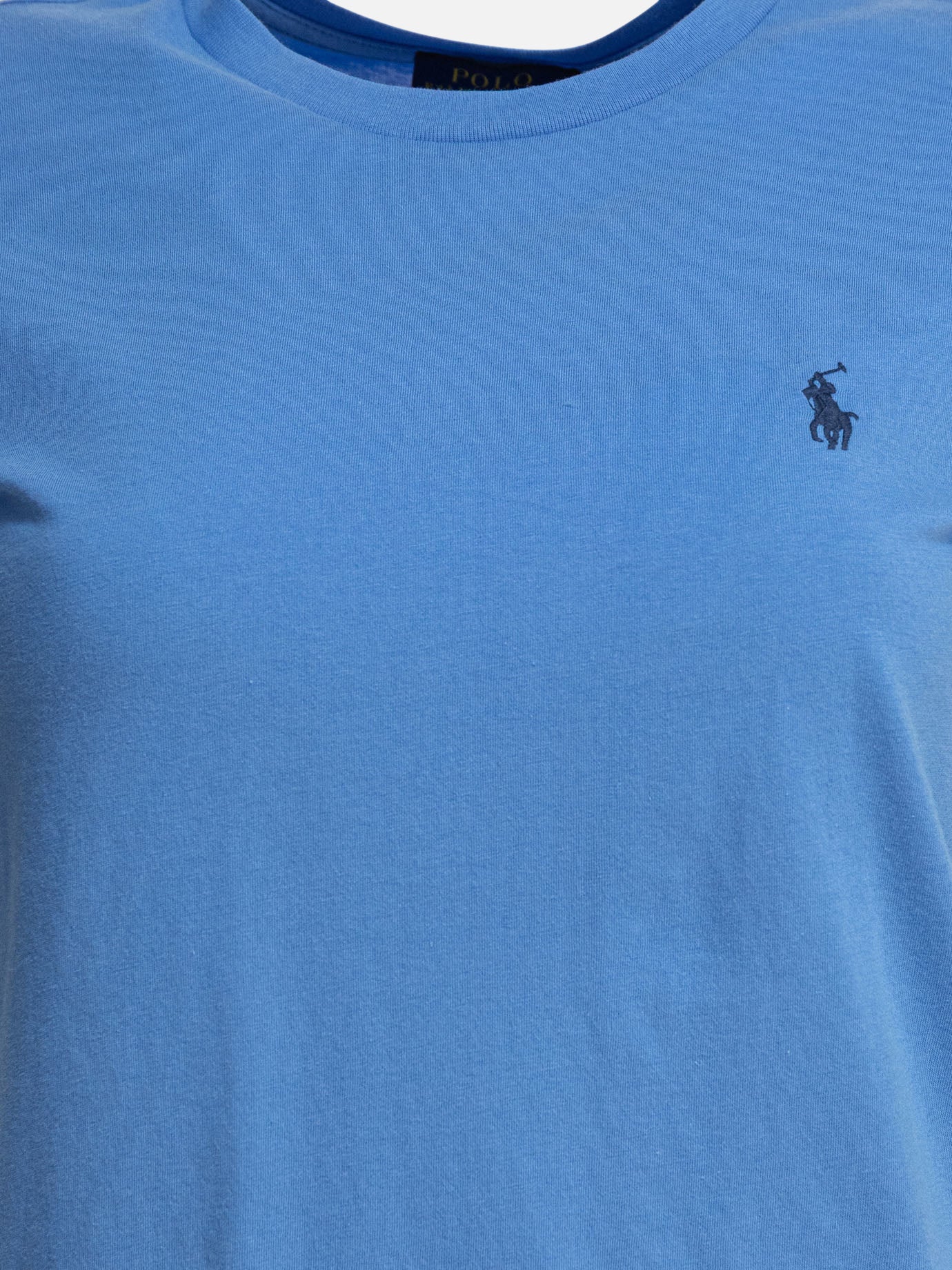Polo Ralph Lauren T-shirt in cotone slim-fit 18433631_XS Light blue thumbnail_3