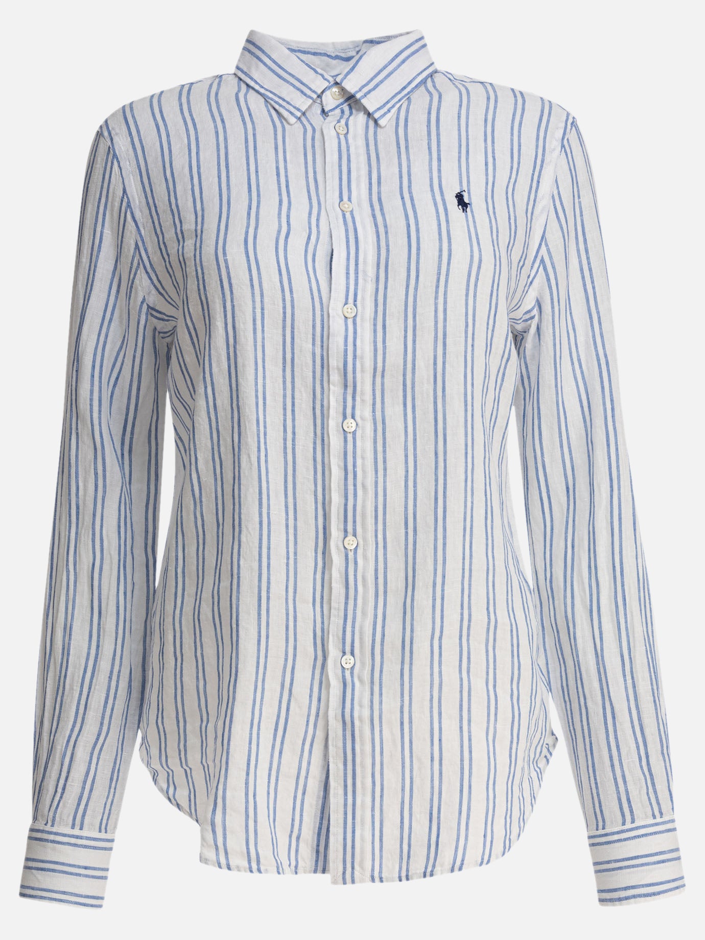 Polo Ralph Lauren Camicia in lino a righe classic-fit 12523602_XS Light blue thumbnail_1