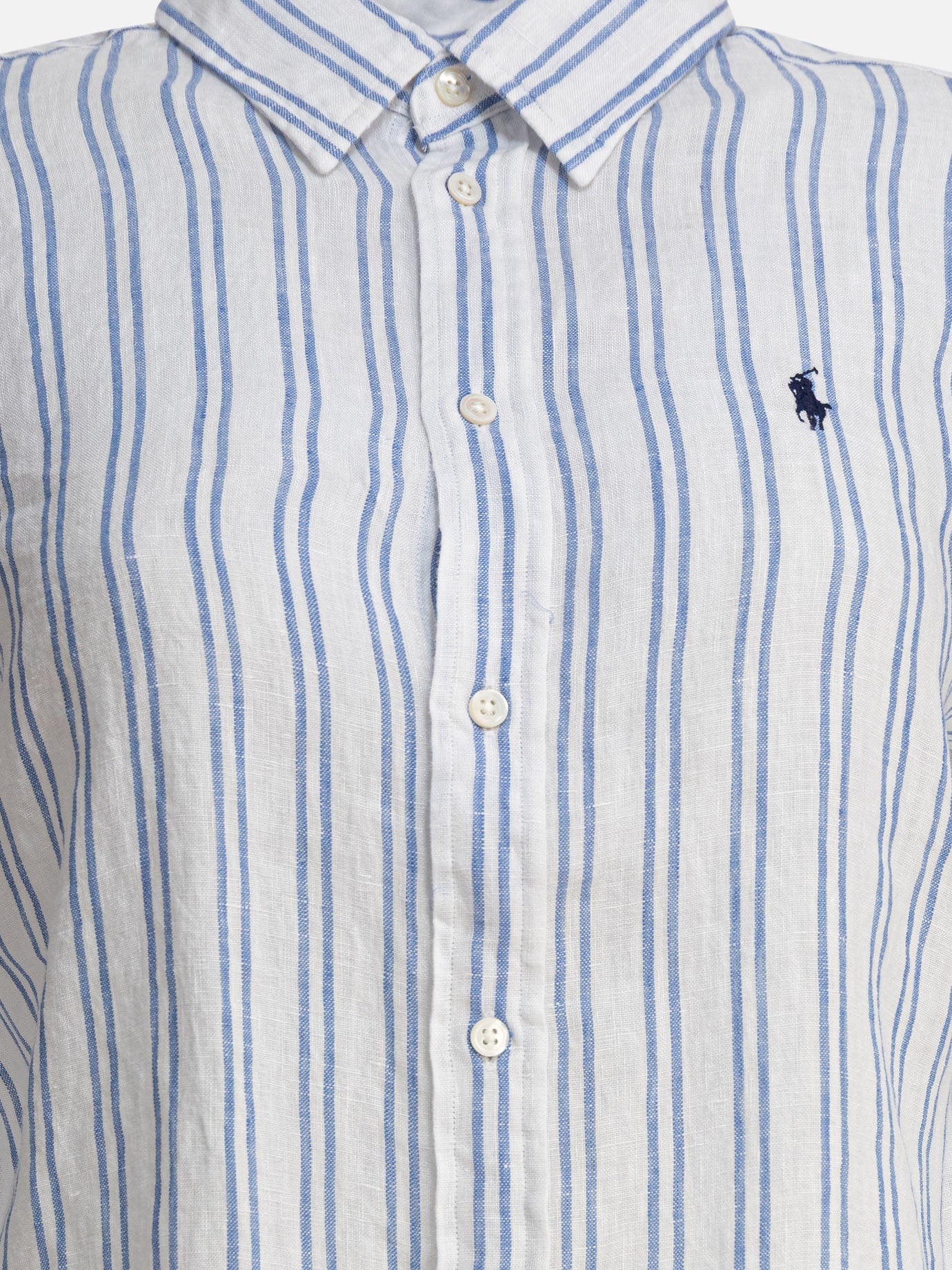 Polo Ralph Lauren Camicia in lino a righe classic-fit 12523602_XS Light blue thumbnail_3
