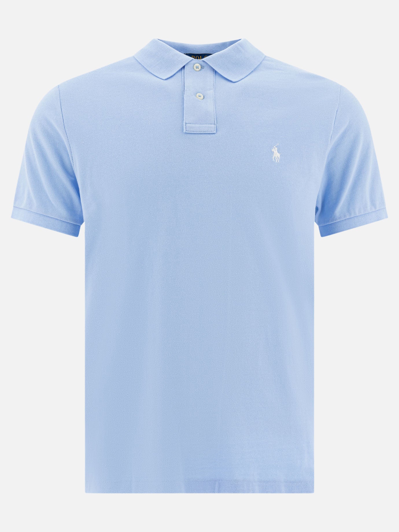 Polo Ralph Lauren Pique polo shirt 19959177_S Light blue thumbnail_1