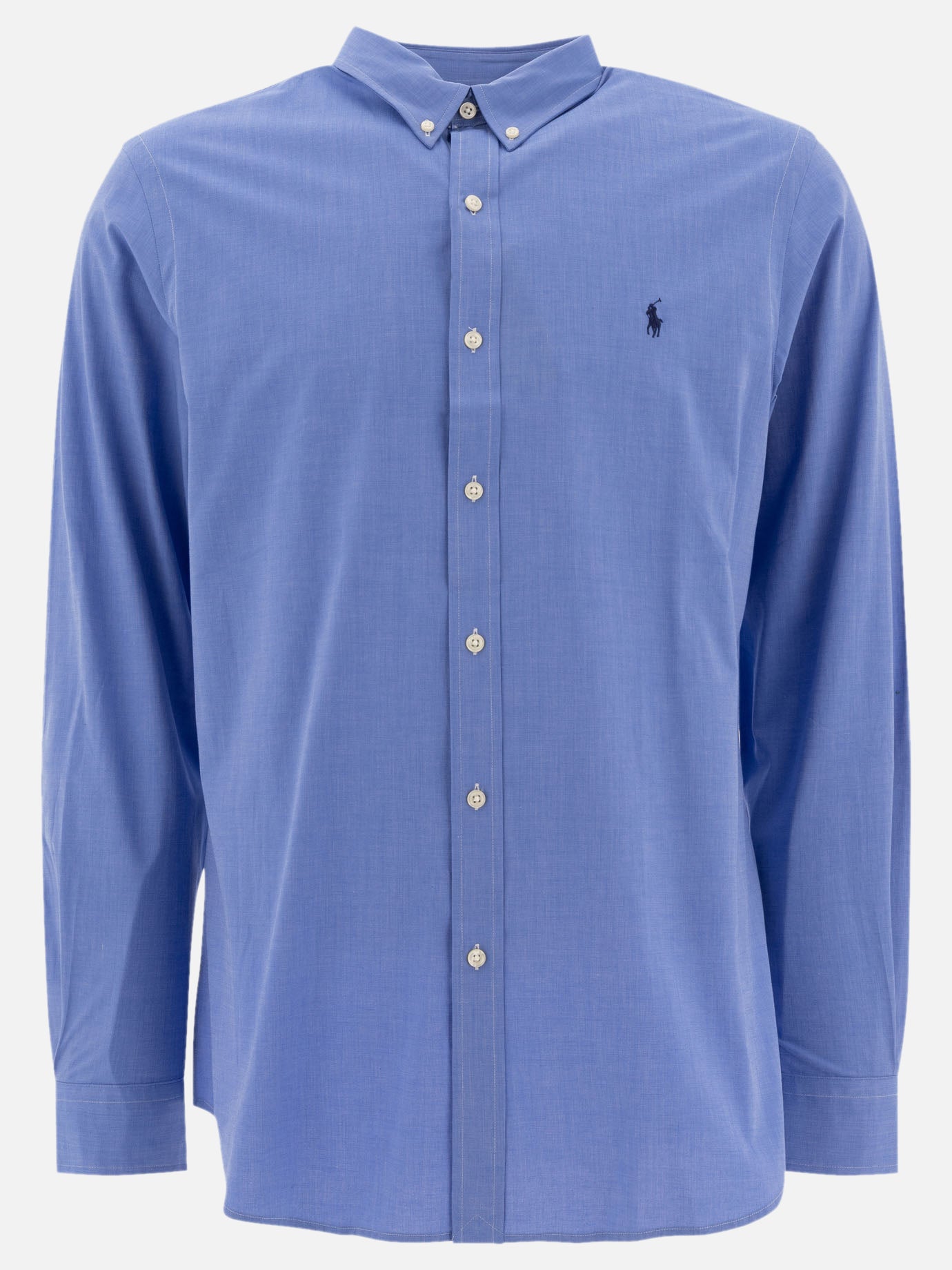 Camicie casual Solid colour  Blu - Polo Ralph Lauren Uomo | PDP | VIETTI Online Store | Zoom-Modal
