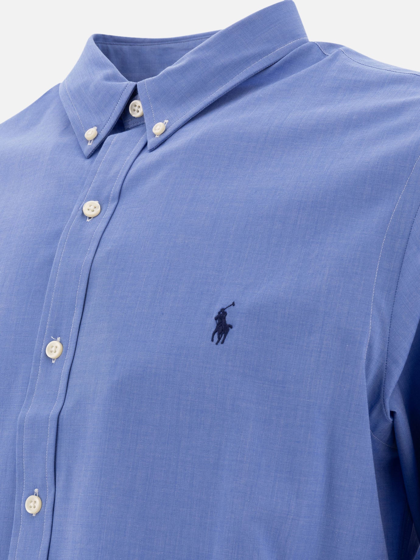 Camicie casual Solid colour  Blu - Polo Ralph Lauren Uomo | PDP | VIETTI Online Store | Zoom-Modal_4
