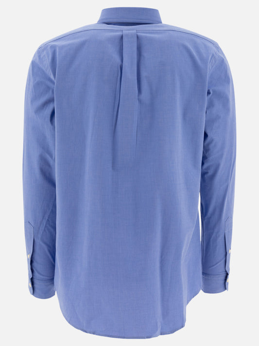Polo Ralph Lauren Custom-fit stretch poplin shirt 12675402_S Blue 2