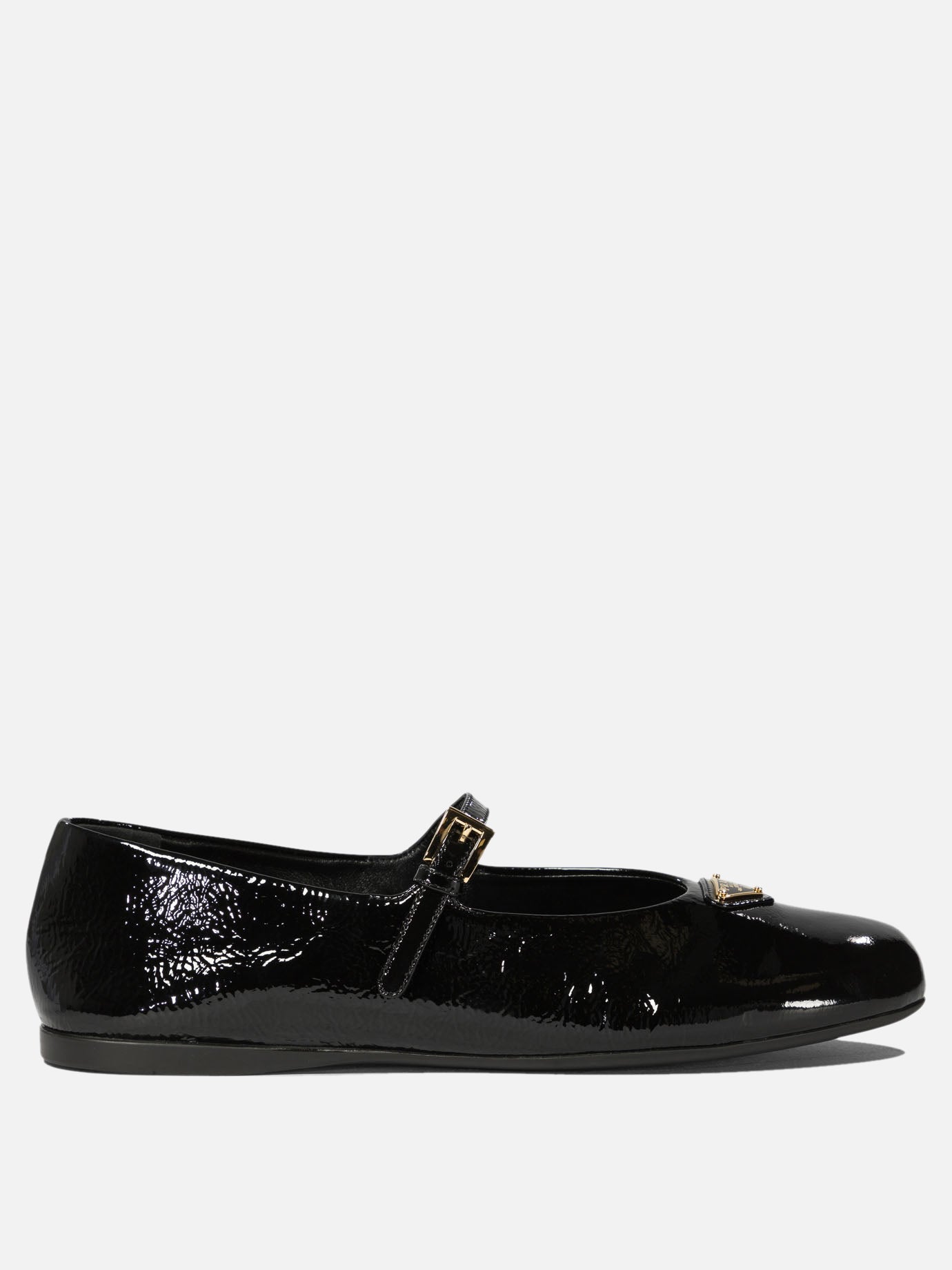 Prada Patent leather ballet flats Black