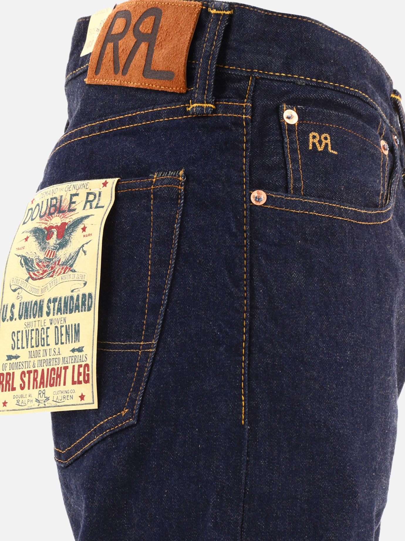 RRL by Ralph Lauren Jeans a gamba dritta 12418895_30/32 Blue thumbnail_4