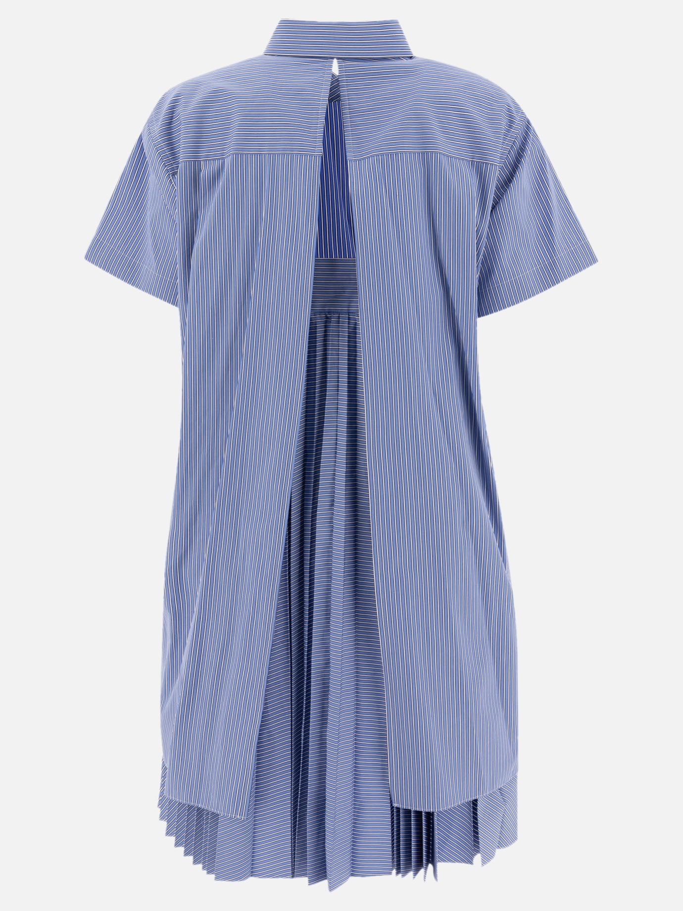 Mini dresses Striped  Blue - Sacai Women | PDP | VIETTI Online Store | thumbnail_2
