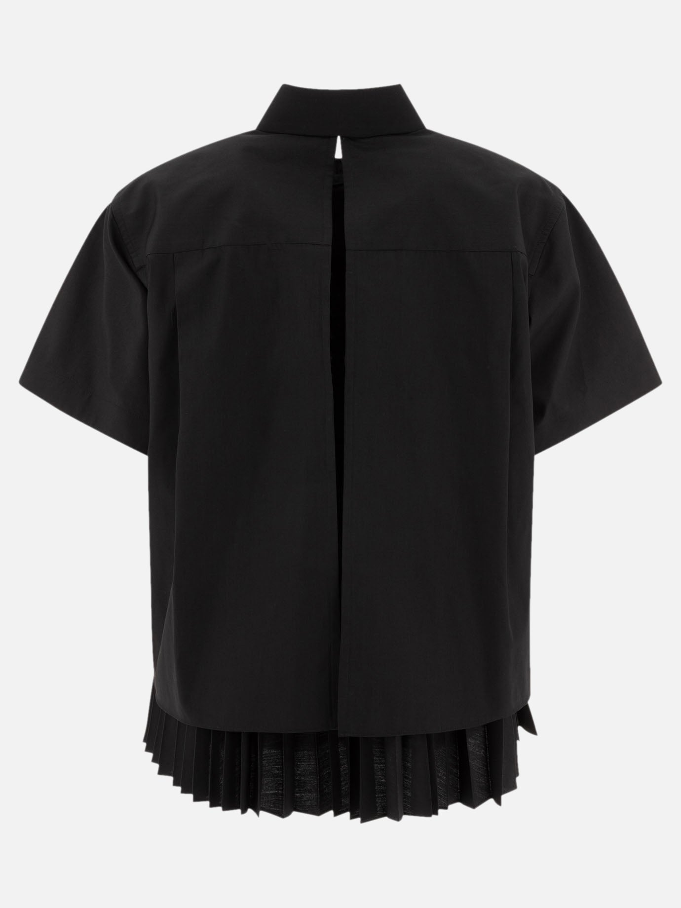 Sacai Cotton poplin shirt 10435174_1 Black thumbnail_2