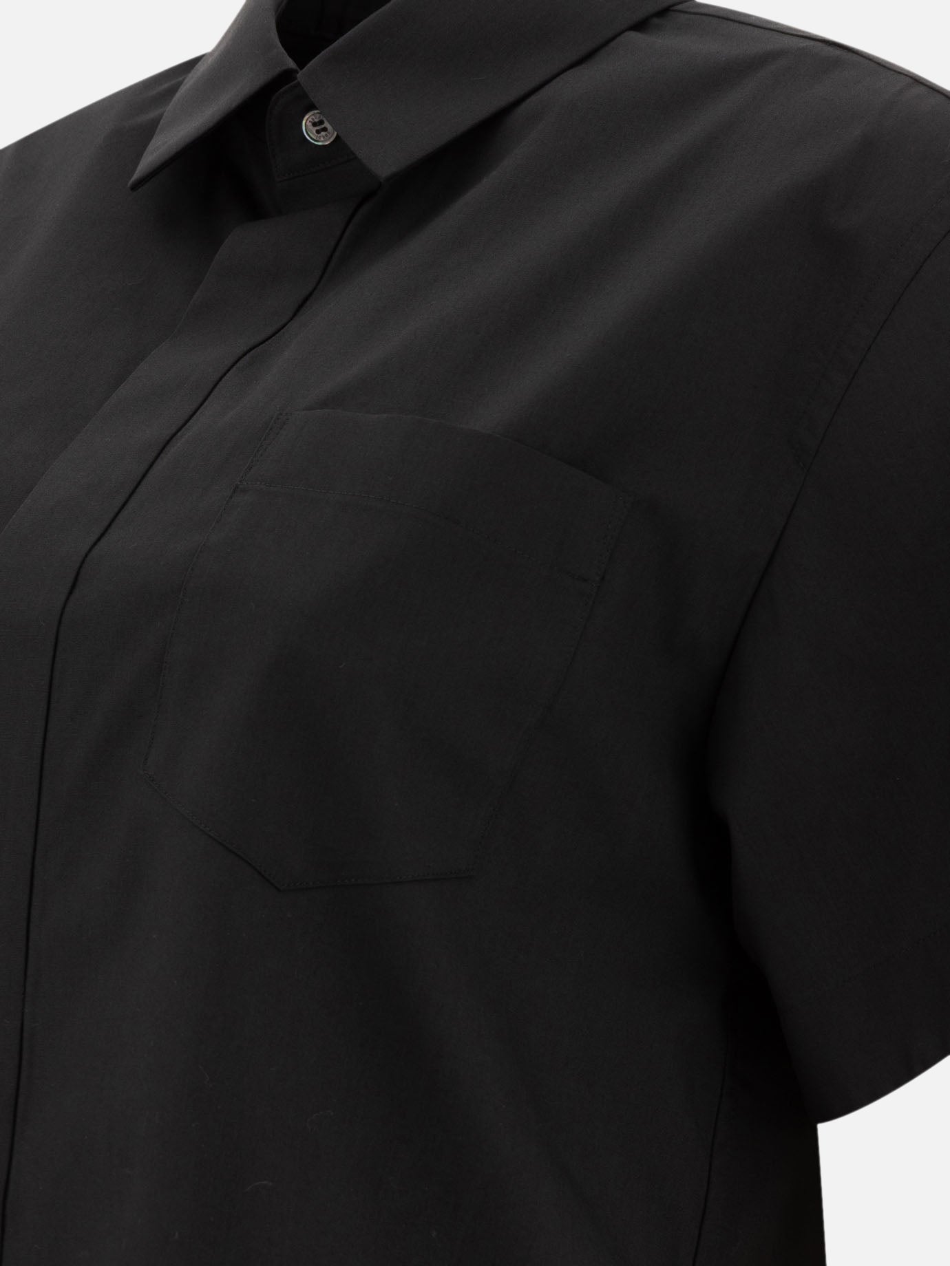 Sacai Cotton poplin shirt 10435174_1 Black thumbnail_4