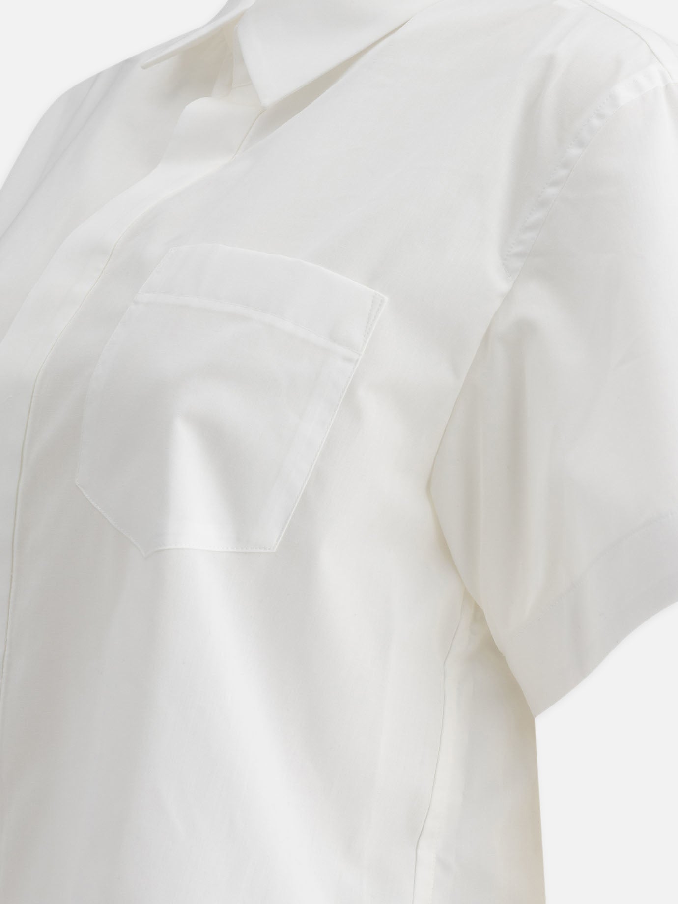 Sacai Cotton poplin shirt White