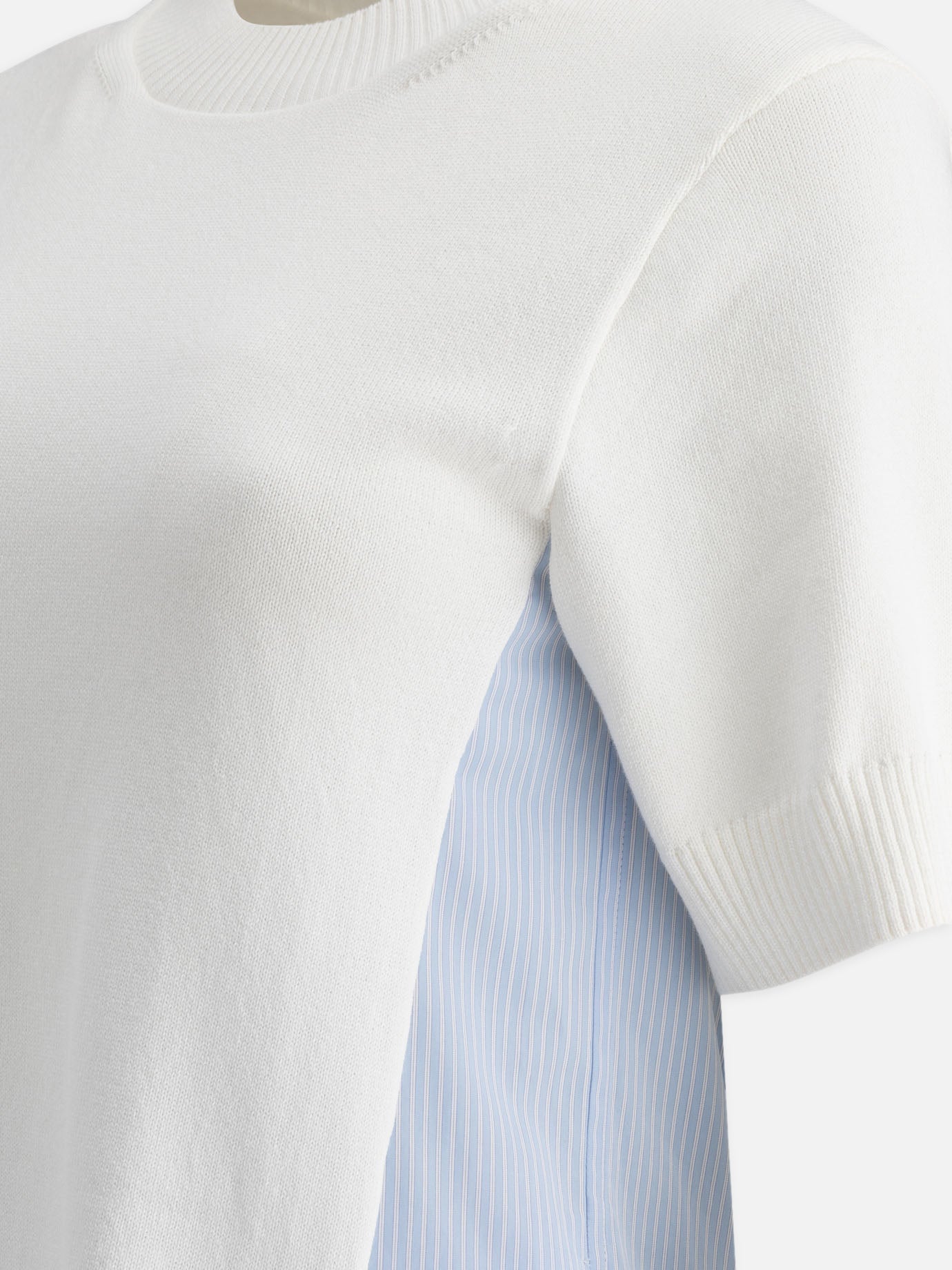 Abiti corti Striped  Bianco - Sacai Donna | PDP | VIETTI Online Store | thumbnail_4