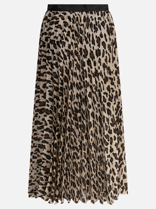 Sacai Gonna leopardata 14897916_1 Beige 2
