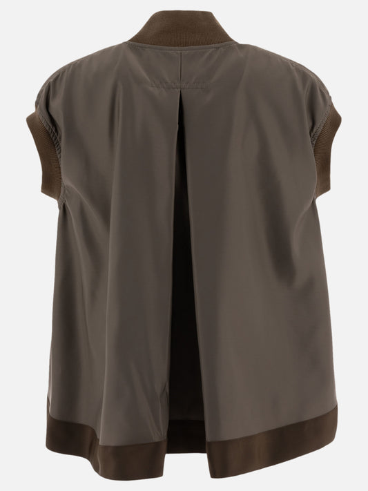 Sacai Smanicato in nylon twill 12716542_2 Green 2