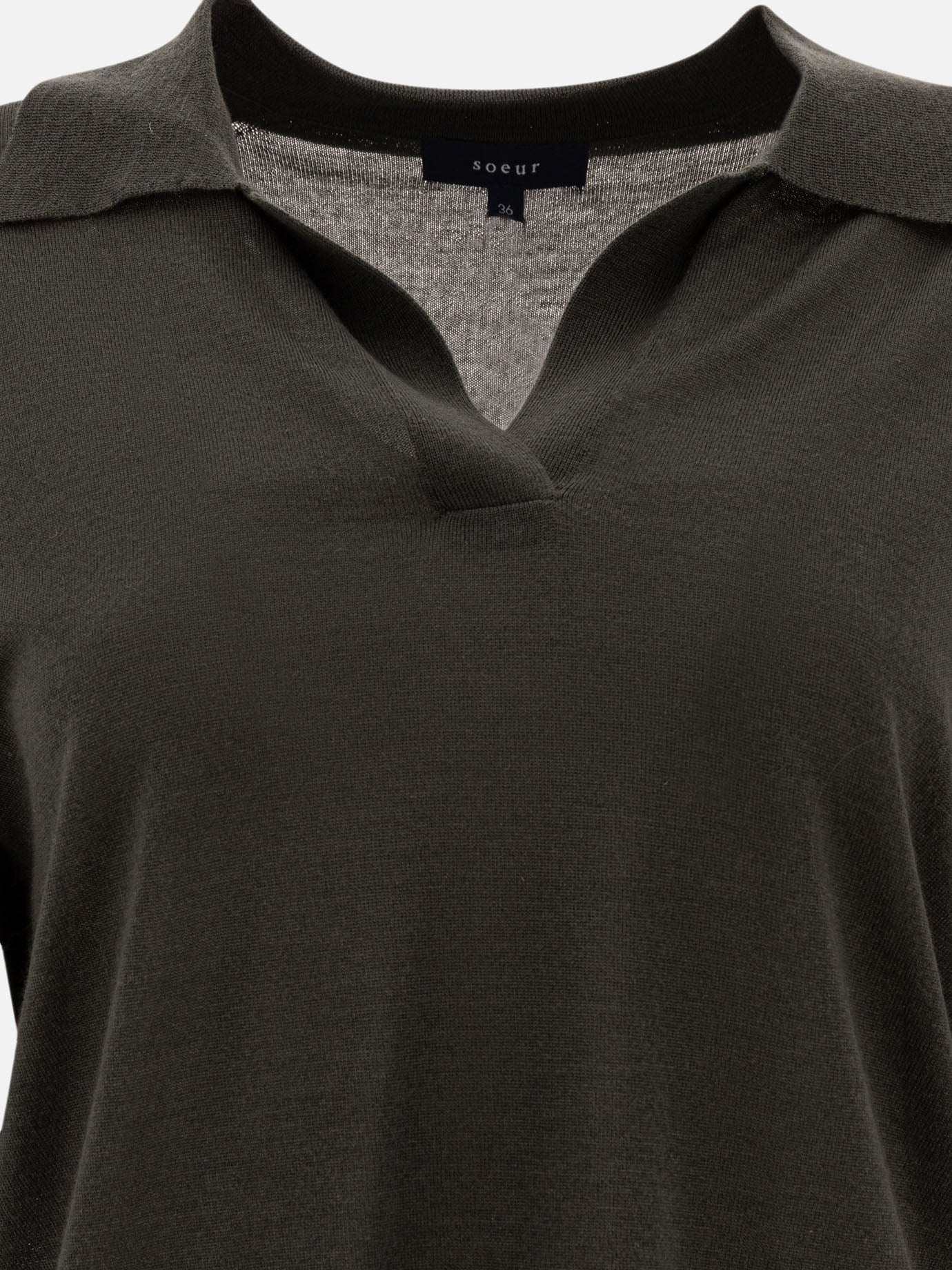Soeur &quot;Elton&quot; polo shirt 14405575_36 Grey thumbnail_3