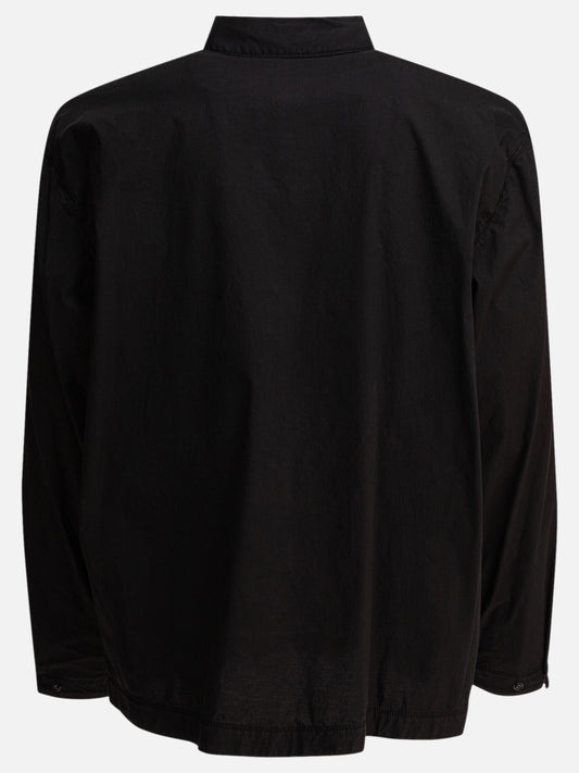 Stone Island Stretch cotton canvas overshirt 23073480_M Black 2