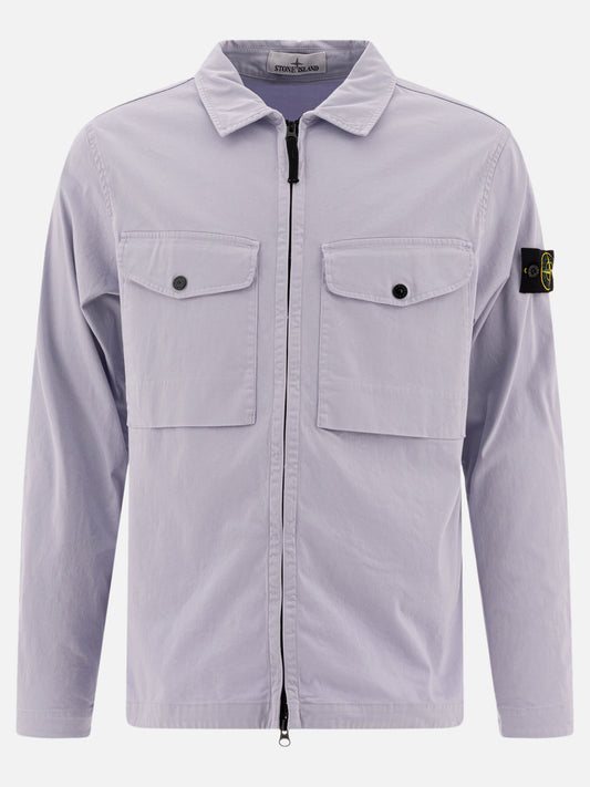 Giacche overshirt Logo  Viola - Stone Island Uomo | PLP | VIETTI Online Store 
