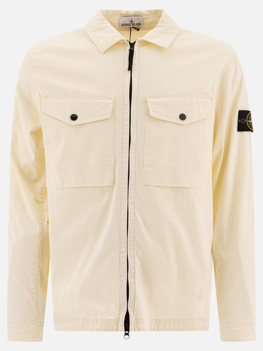 Giacche overshirt Logo  Giallo - Stone Island Uomo | PLP | VIETTI Online Store 
