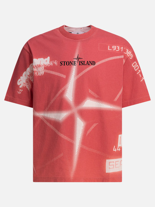 Stone Island "Y2K Compass" t-shirt 19470790_L Red 1