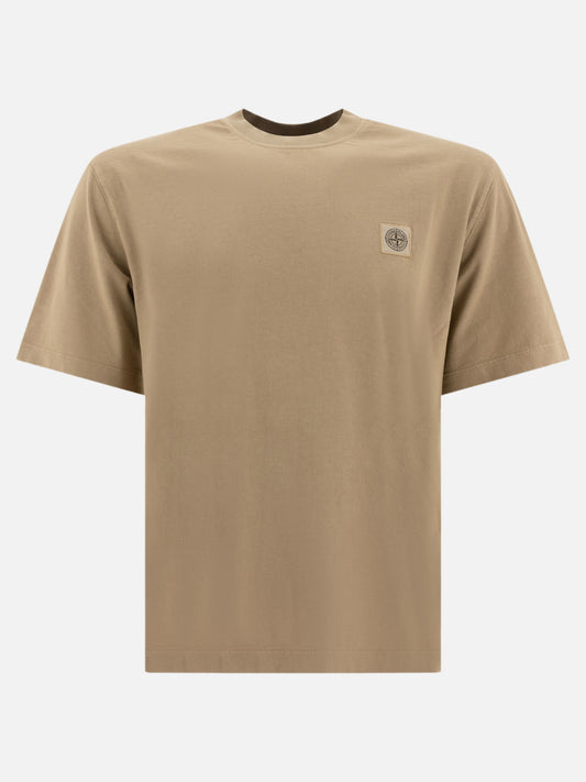 Crewneck t-shirts Logo  Brown - Stone Island Men | PLP | VIETTI Online Store 

