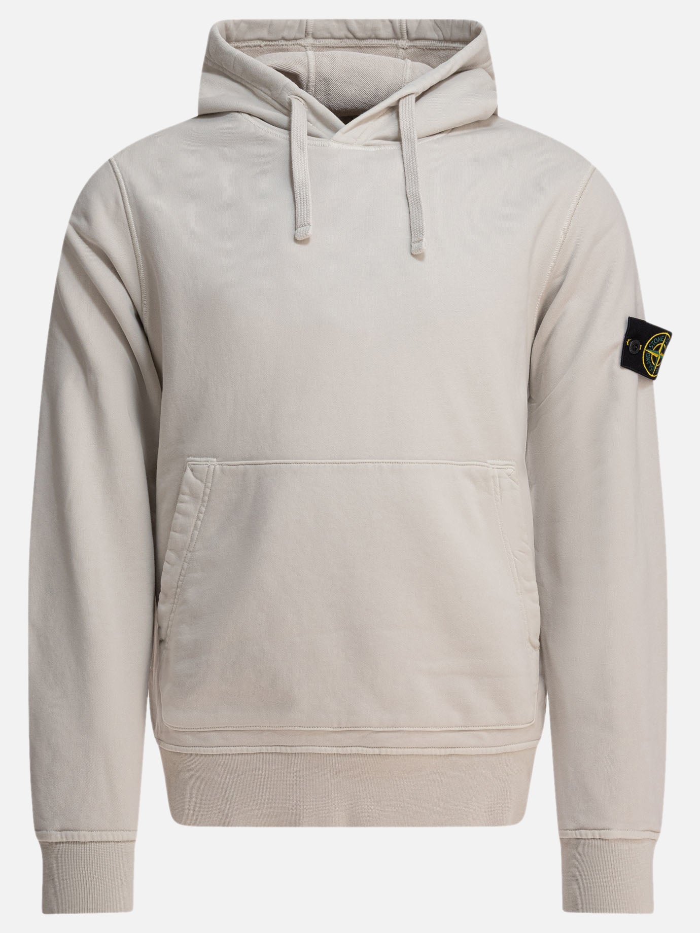 Felpe con cappuccio Logo  Beige - Stone Island Uomo | PDP | VIETTI Online Store | Zoom-Modal
