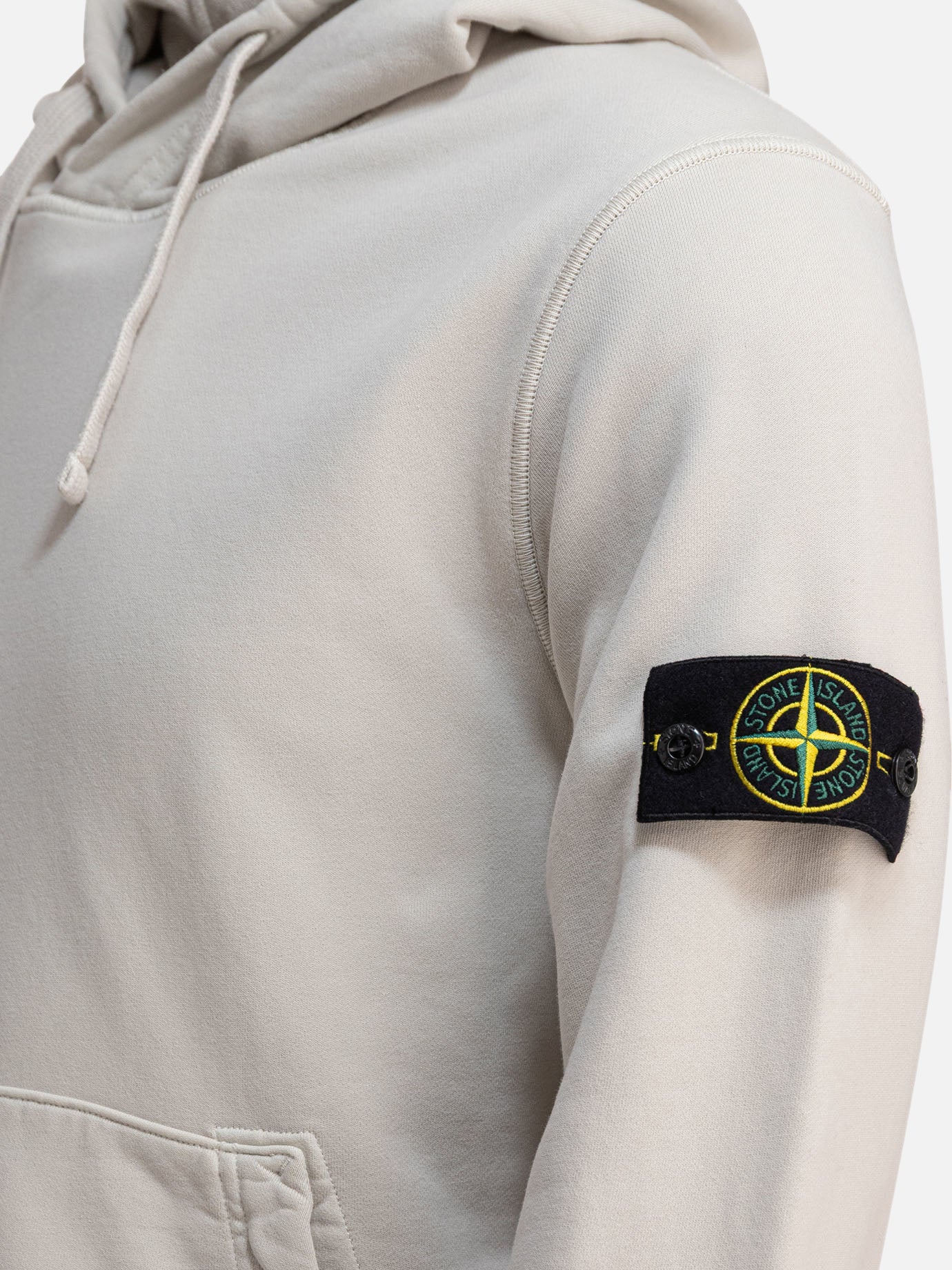 Felpe con cappuccio Logo  Beige - Stone Island Uomo | PDP | VIETTI Online Store | thumbnail_4