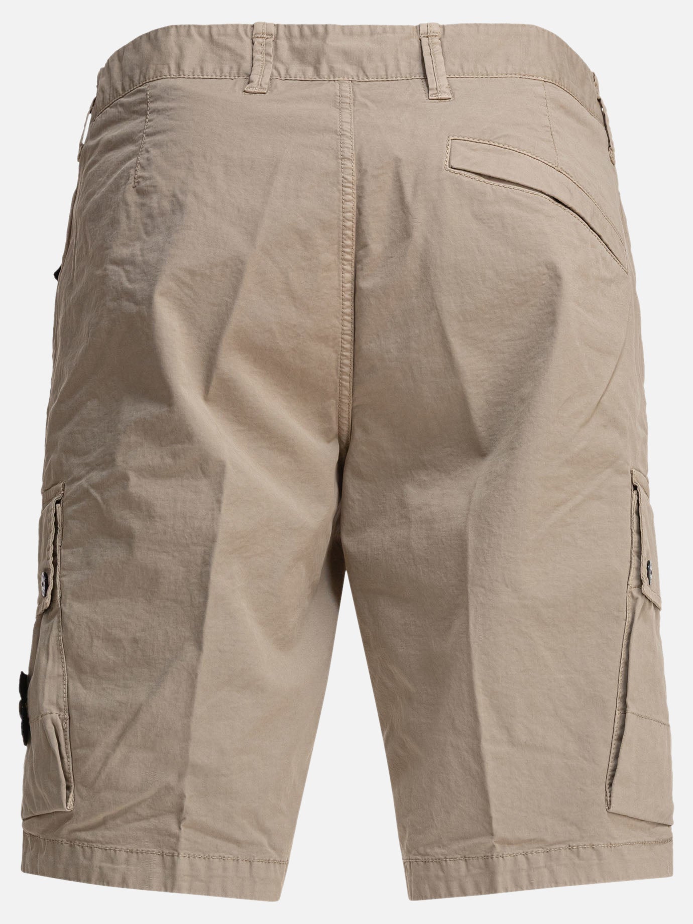 Stone Island Supima® cotton twill cargo bermuda shorts 29209096_30 Beige thumbnail_2