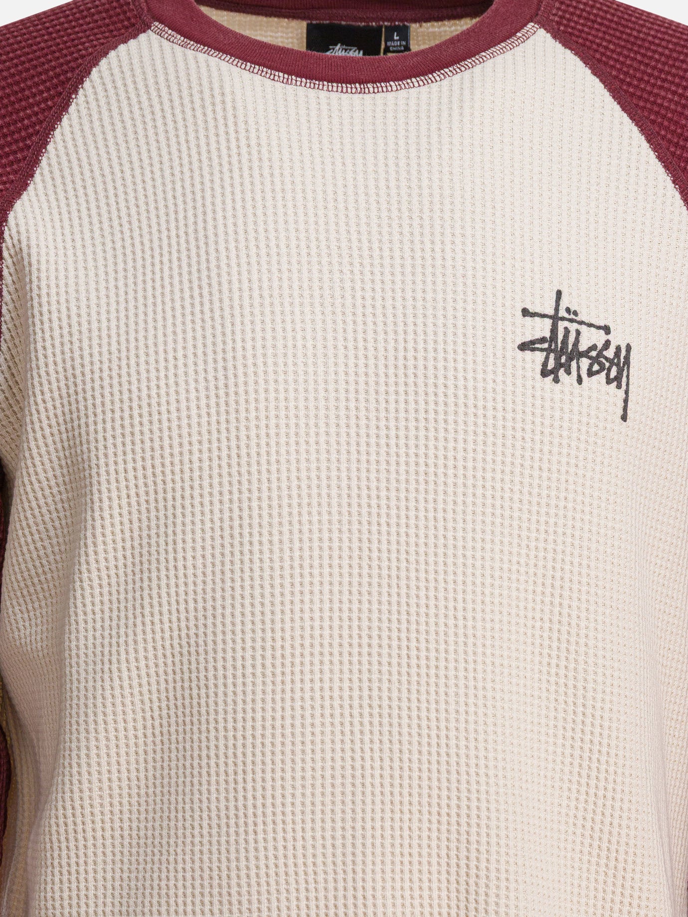 Crewneck t-shirts Logo  Beige - Stüssy Men | PDP | VIETTI Online Store | Zoom-Modal_3

