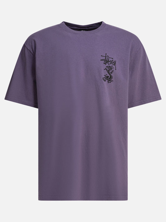 Crewneck t-shirts Solid colour  Purple - Stüssy Men | PLP | VIETTI Online Store 
