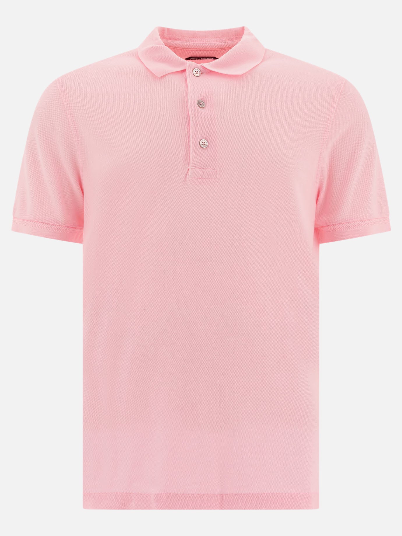 Polo shirts with buttons Solid colour  Pink - Tom Ford Men | PDP | VIETTI Online Store | Zoom-Modal
