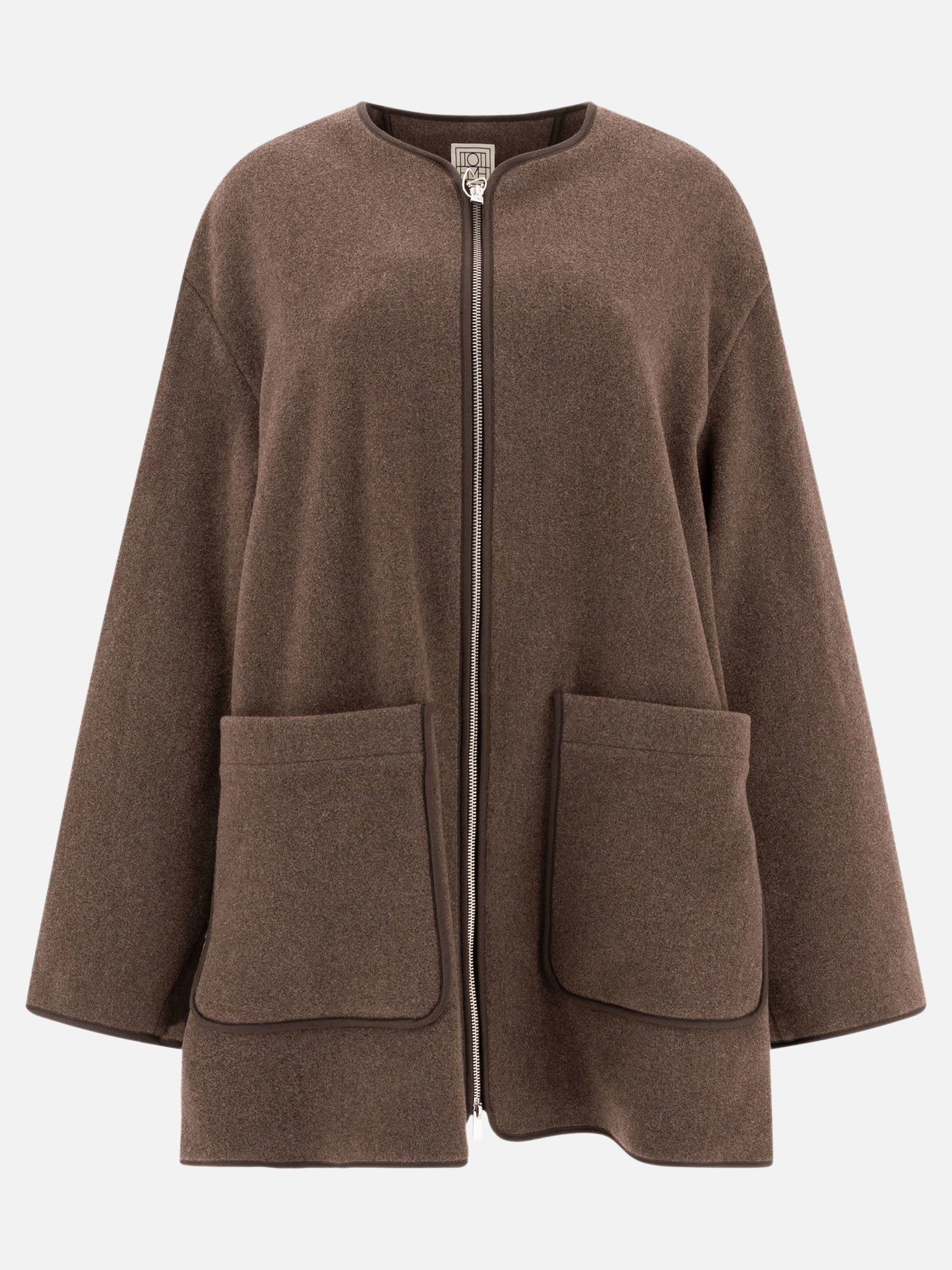 Toteme Felted wool jacket 13853162_36 Brown thumbnail_1