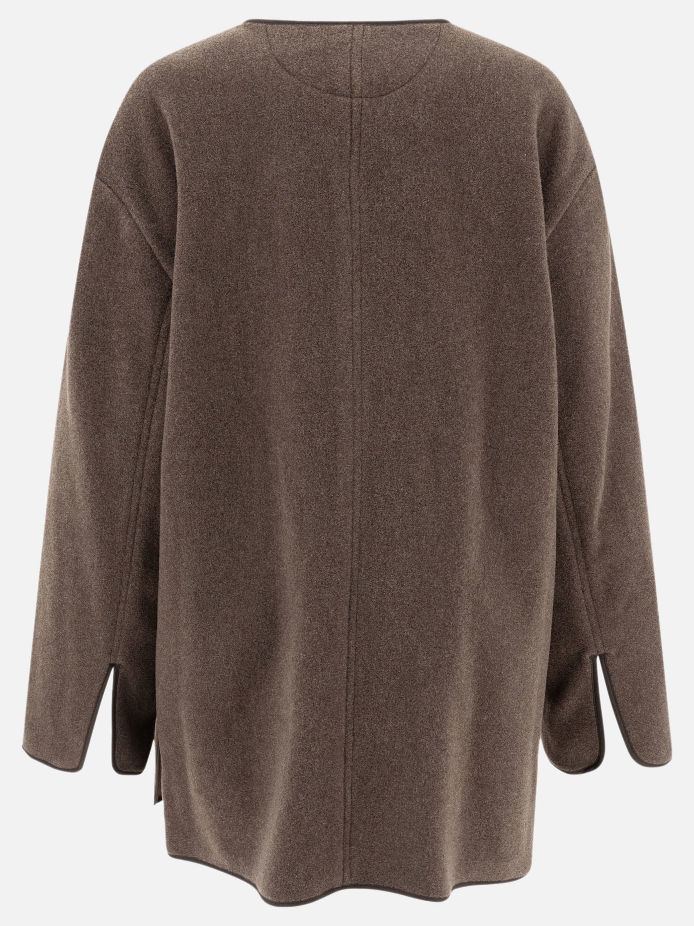 Toteme Felted wool jacket 13853162_36 Brown thumbnail_2