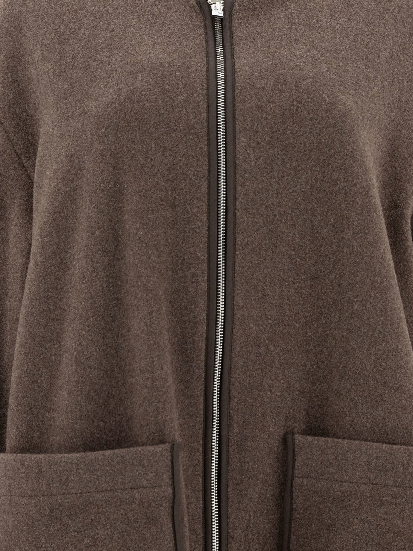 Toteme Felted wool jacket 13853162_36 Brown thumbnail_3