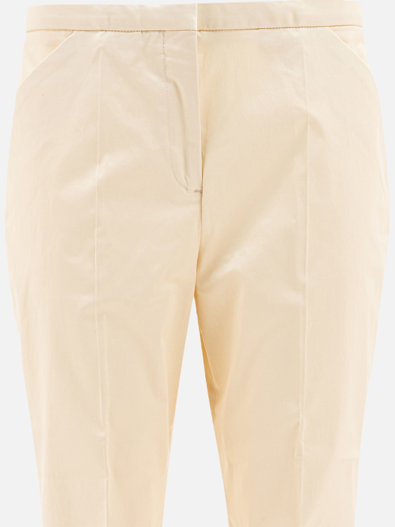 Toteme Pantaloni cropped 15602864_36 White thumbnail_3