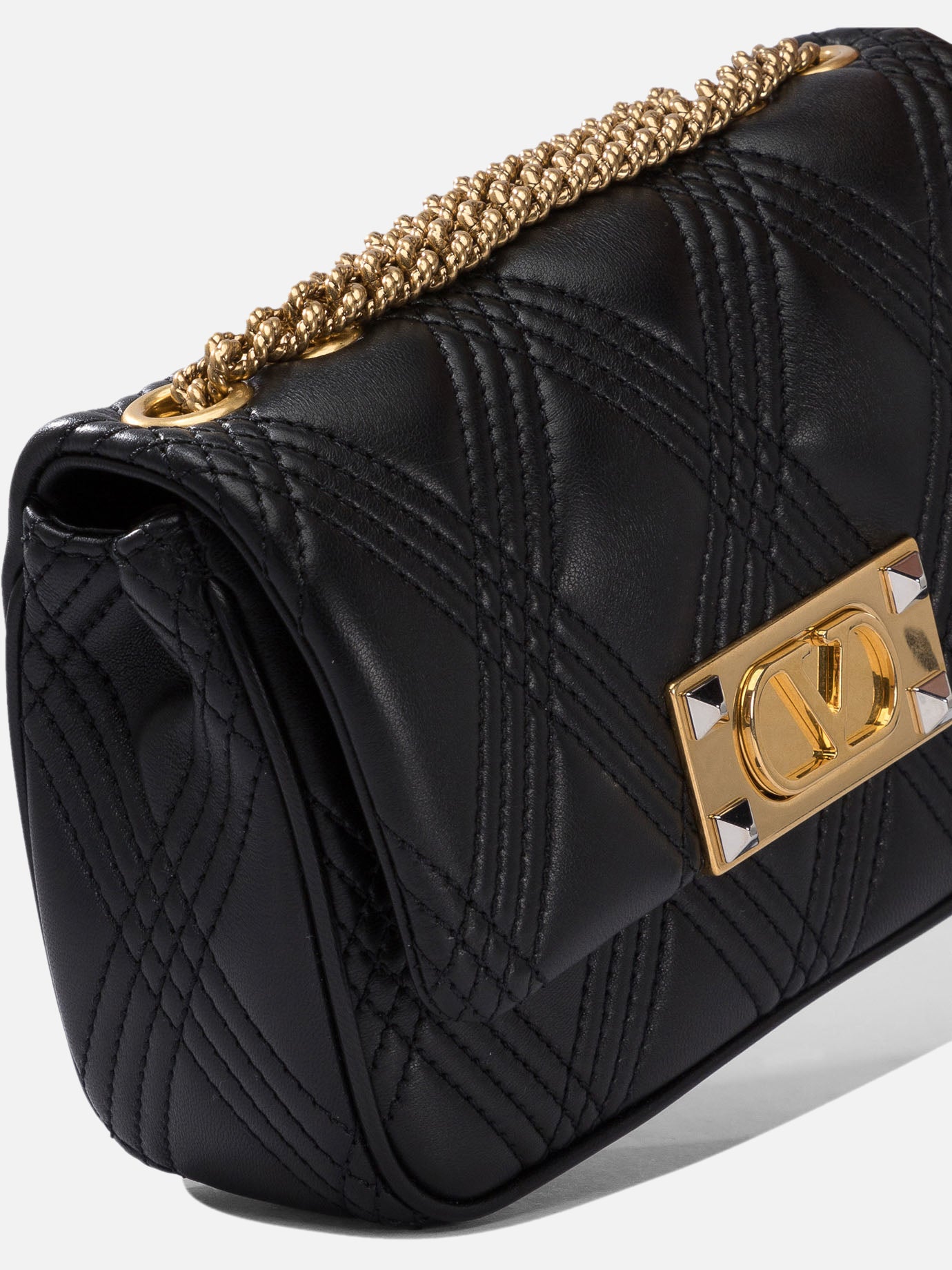 Valentino Garavani &quot;Quiltie 67&quot; small shoulder bag 13221371_UNI Black thumbnail_4