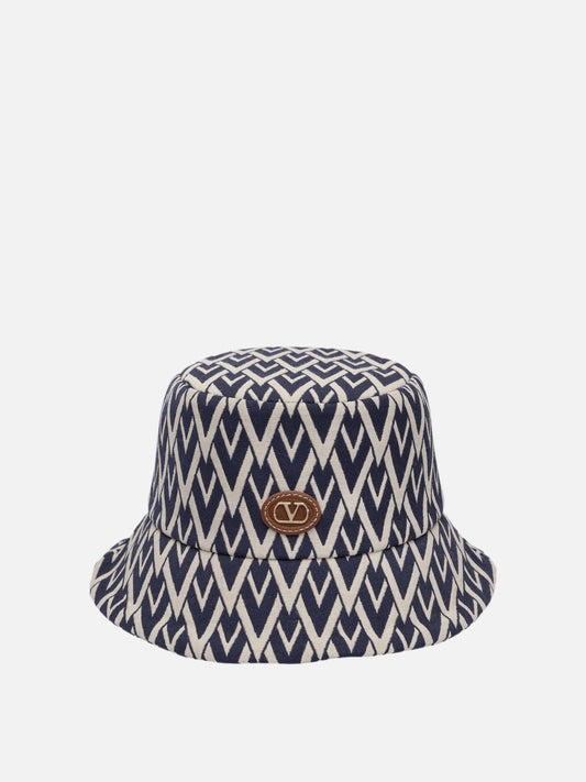 Valentino Garavani Cappello bucket "Toute la V" 14857333_58 Blue 1