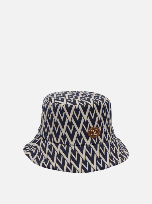 Valentino Garavani Cappello bucket "Toute la V" 14857333_58 Blue 2