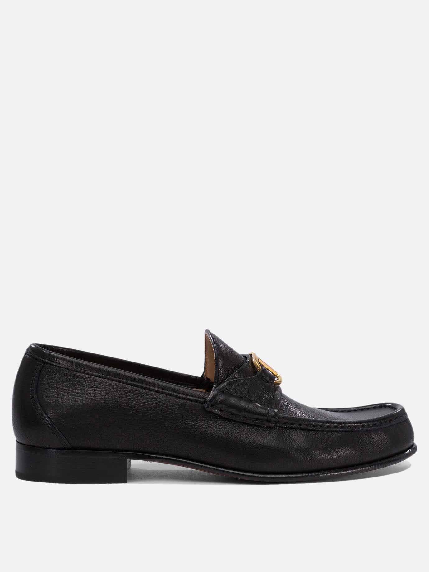 Mocassini 100% leather - 100% leather  Nero - Valentino Garavani Uomo | PDP | VIETTI Online Store | thumbnail