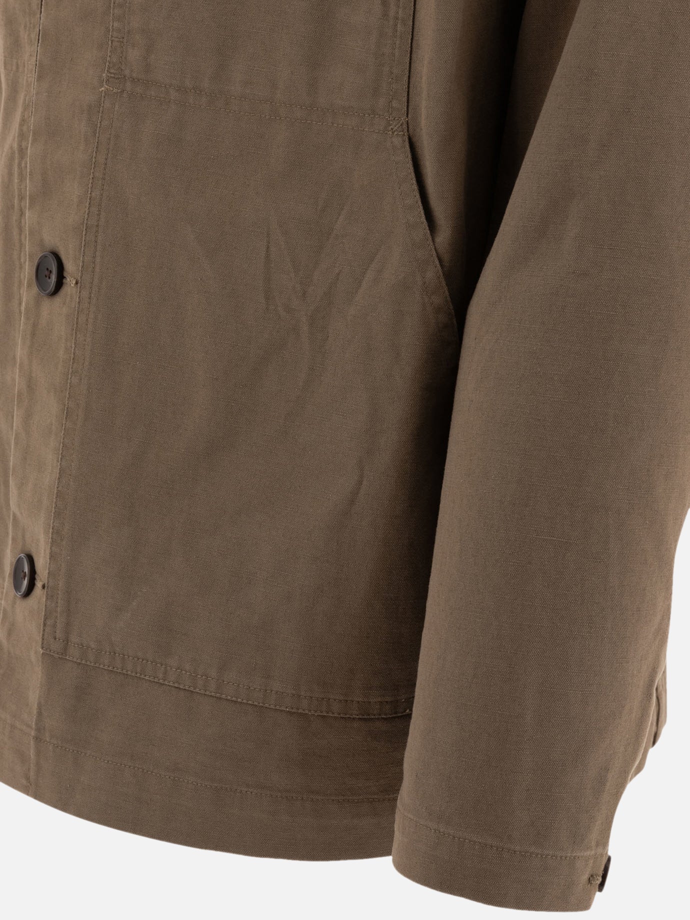 Giacche overshirt Solid colour  Verde - Vince Uomo | PDP | VIETTI Online Store | Zoom-Modal_4
