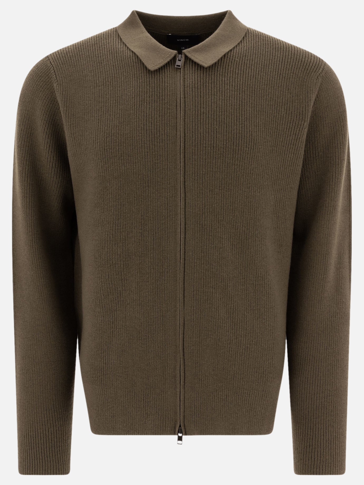 Vince Cardigan in misto lana 12254416_S Green thumbnail_1