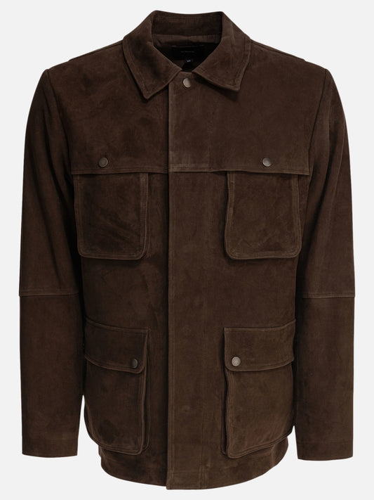 Giacche in pelle Solid colour  Marrone - Vince Uomo | PLP | VIETTI Online Store 
