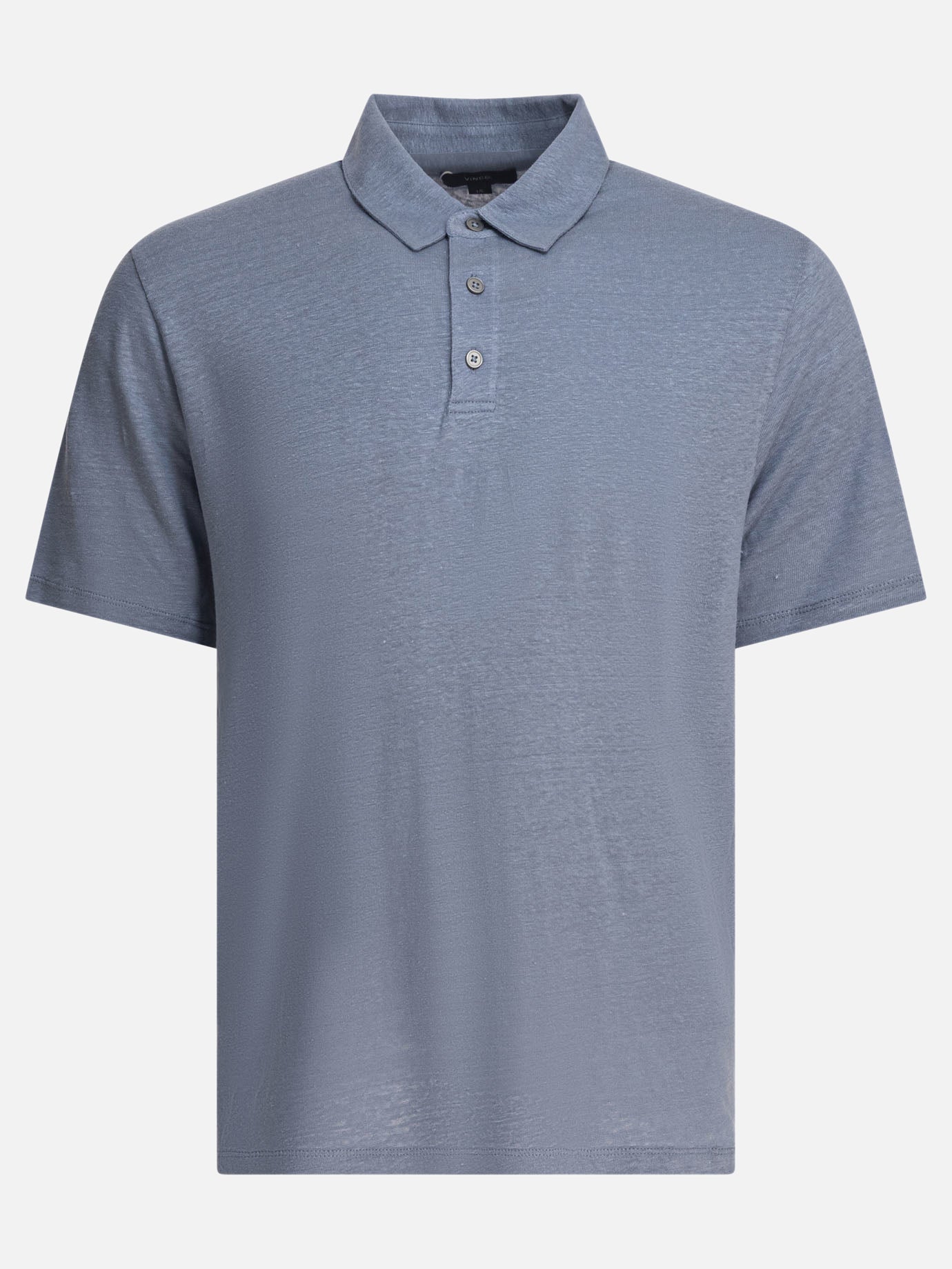 Vince Polo in lino 11966651_S Light blue thumbnail_1