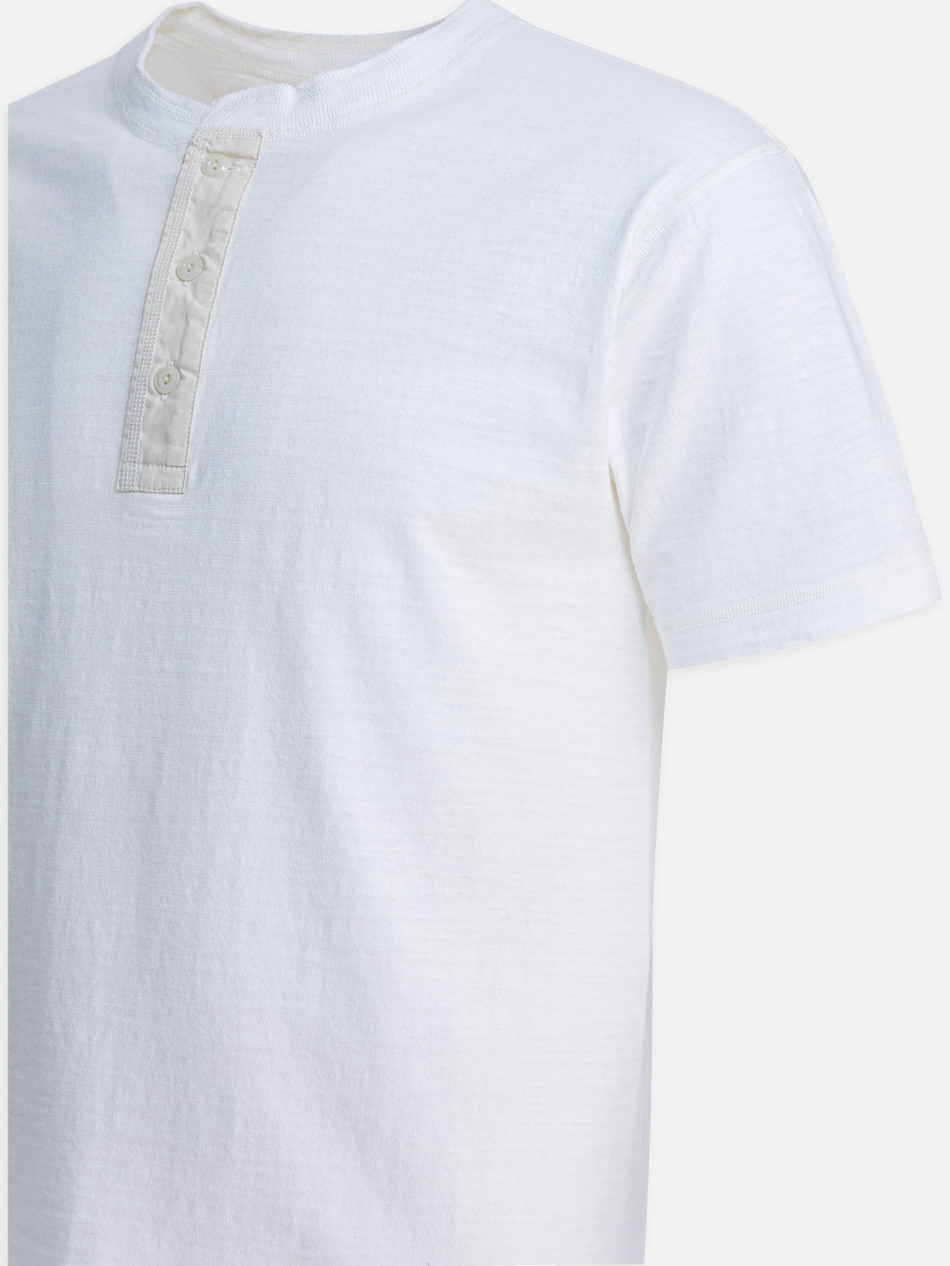 Crewneck t-shirts Solid colour  White - Buzz Rickson's Men | PDP | VIETTI Online Store | Zoom-Modal_4
