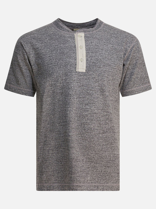 Crewneck t-shirts Solid colour  Grey - Buzz Rickson's Men | PLP | VIETTI Online Store 
