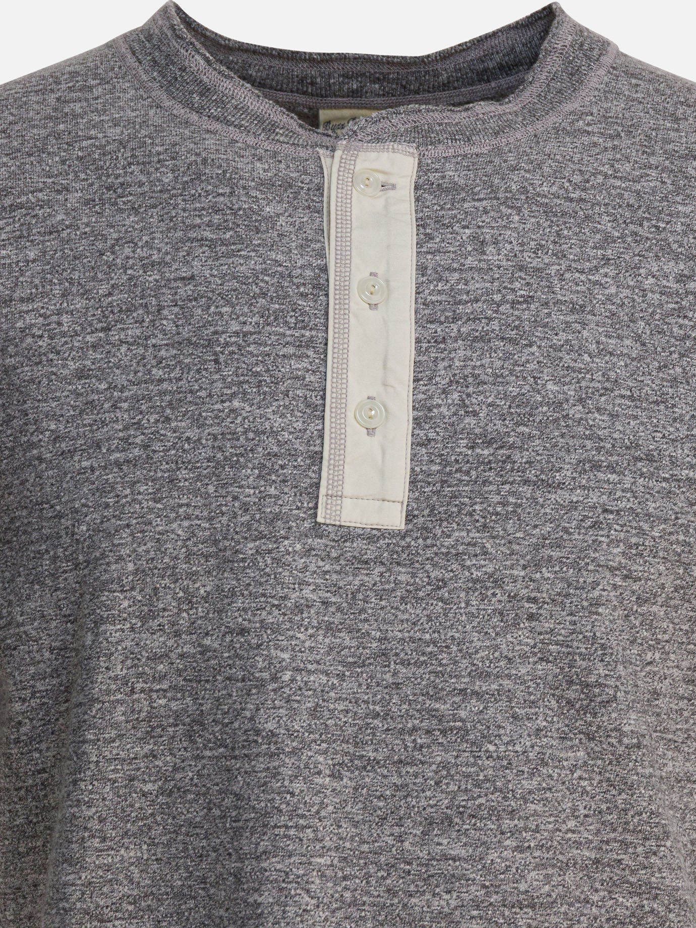 Crewneck t-shirts Solid colour  Grey - Buzz Rickson&#39;s Men | PDP | VIETTI Online Store | thumbnail_3