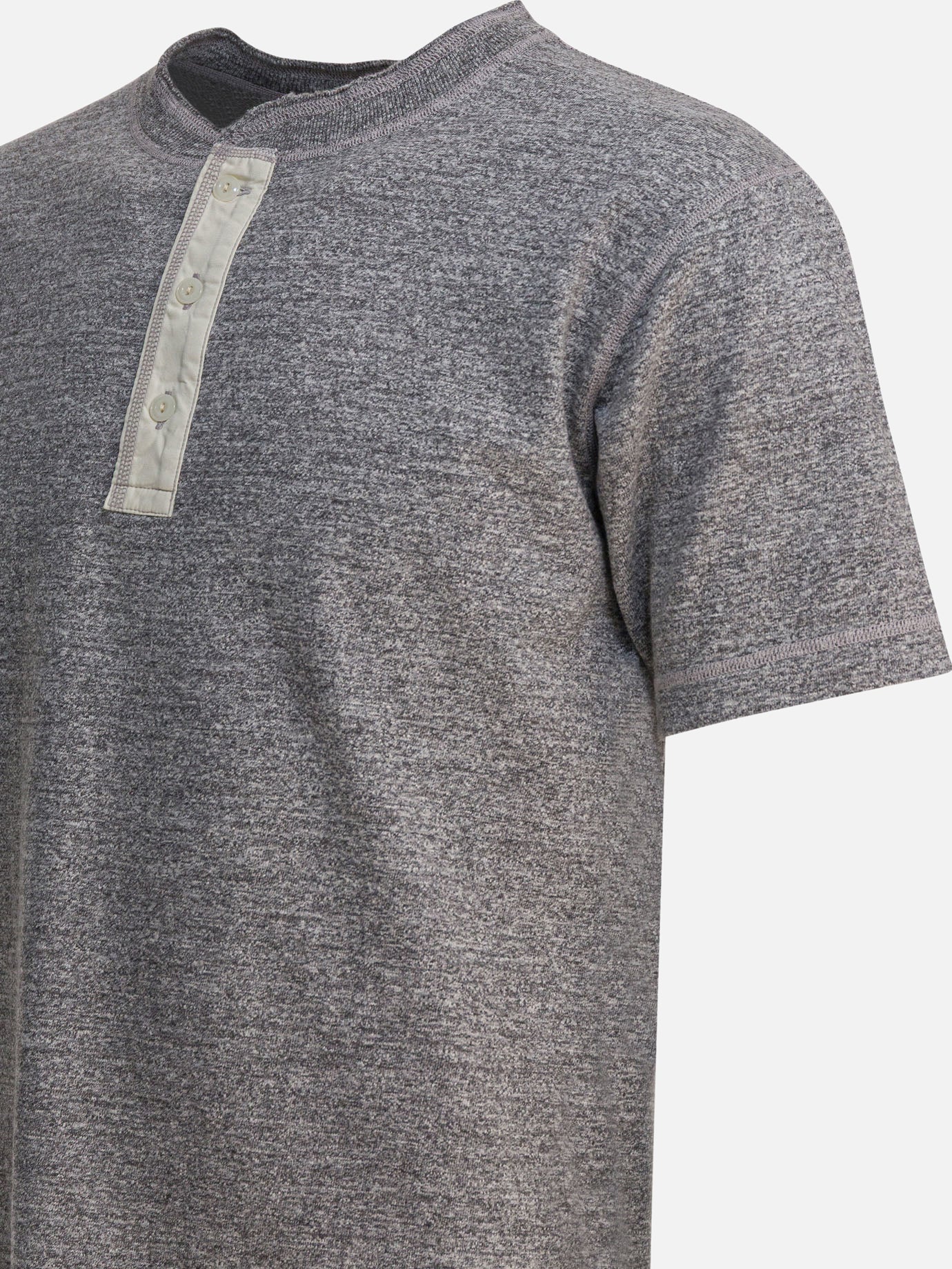 Crewneck t-shirts Solid colour  Grey - Buzz Rickson&#39;s Men | PDP | VIETTI Online Store | thumbnail_4