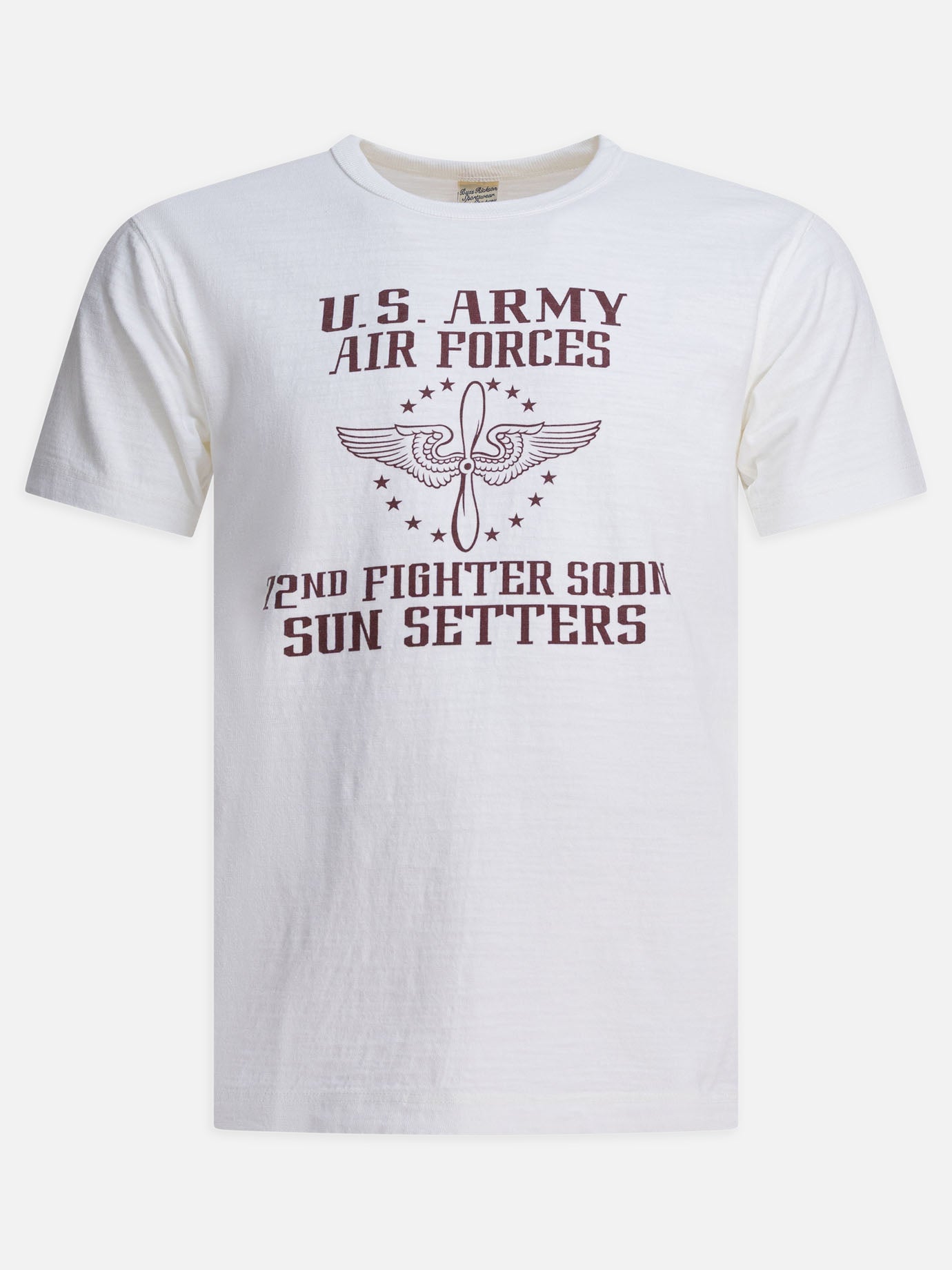 T-shirt girocollo Print  Bianco - Buzz Rickson&#39;s Uomo | PDP | VIETTI Online Store | thumbnail